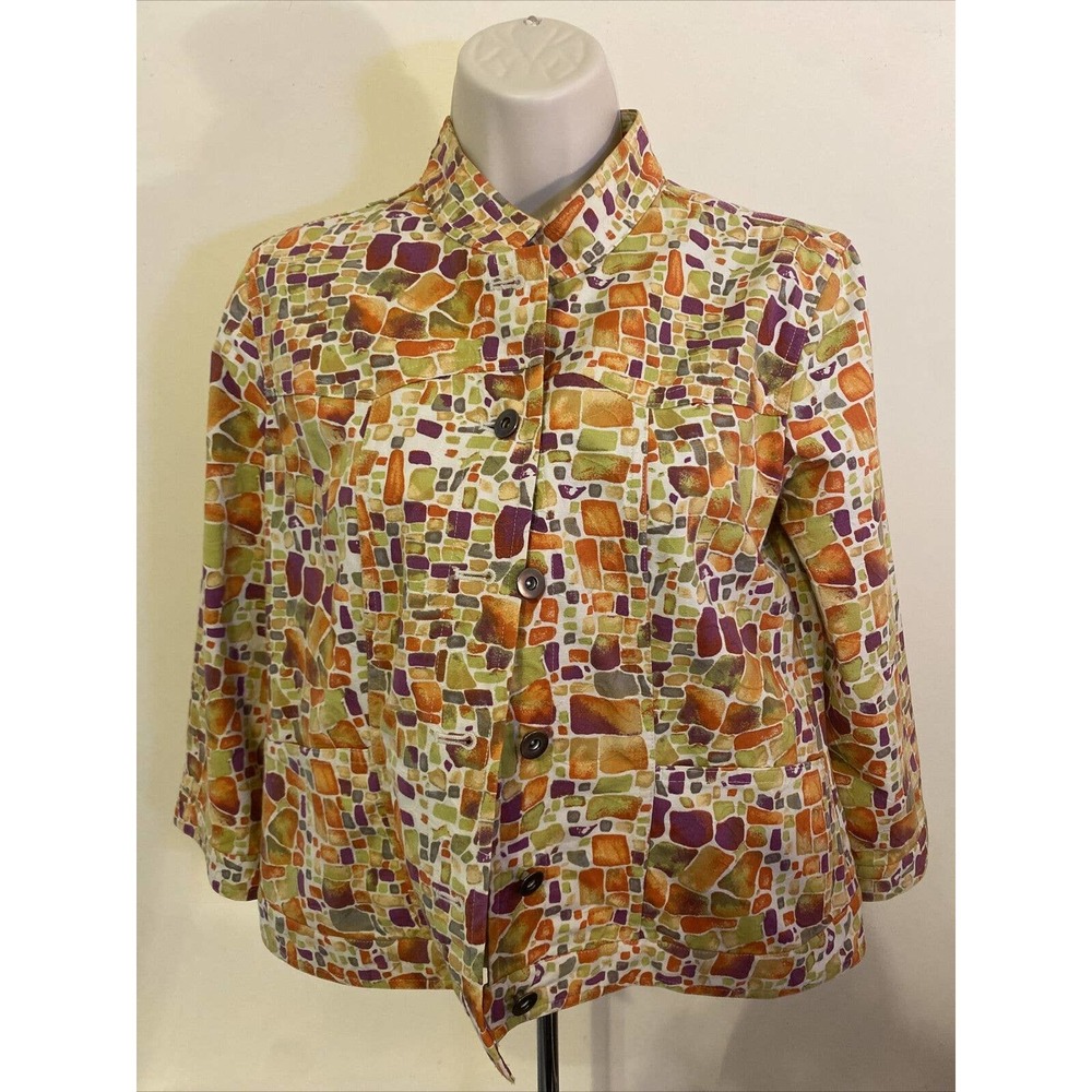 Christopher & Banks Stretch Petite Small Button